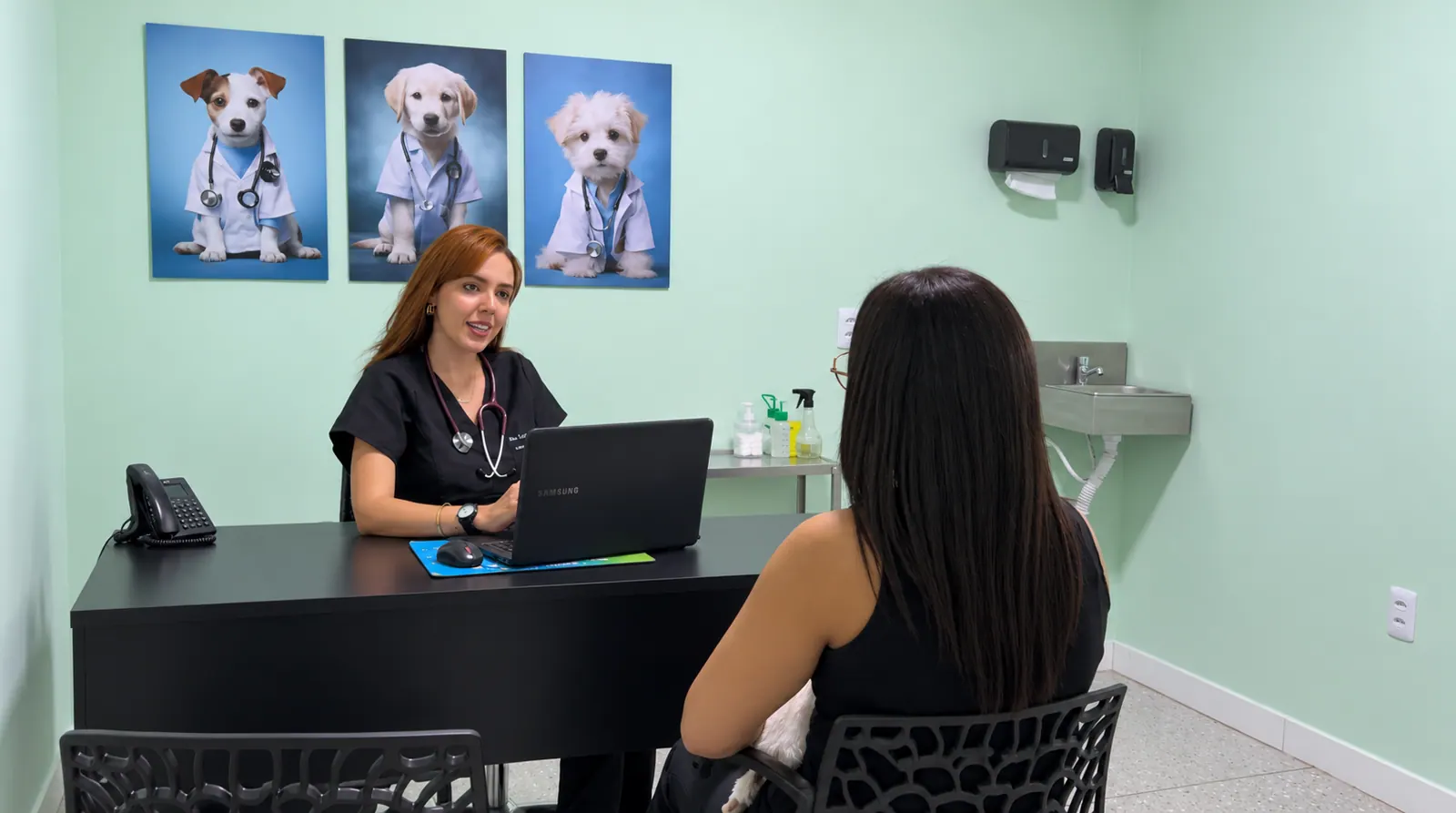 Consultório veterinário da Planeta Pets